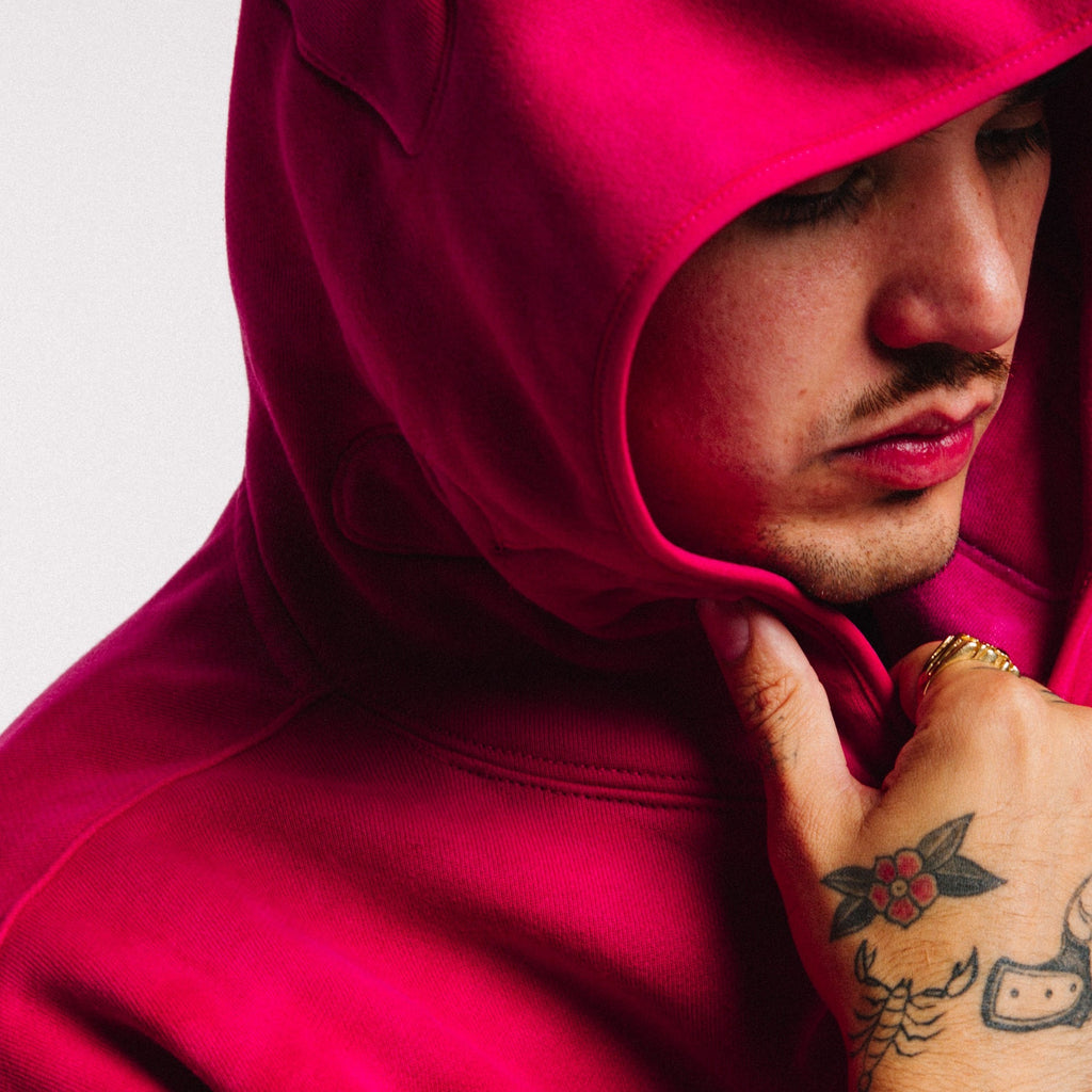CLOUD HOODIE (DRAGONFRUIT)
